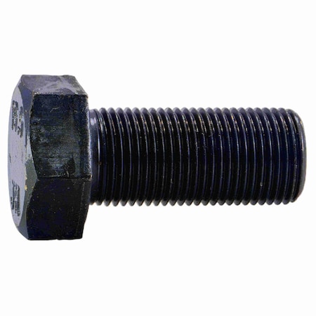 Midwest Fastener Class 10.9, M18-1.50 Hex Head Cap Screw, Plain Steel, 40 mm L, 2 PK 931281